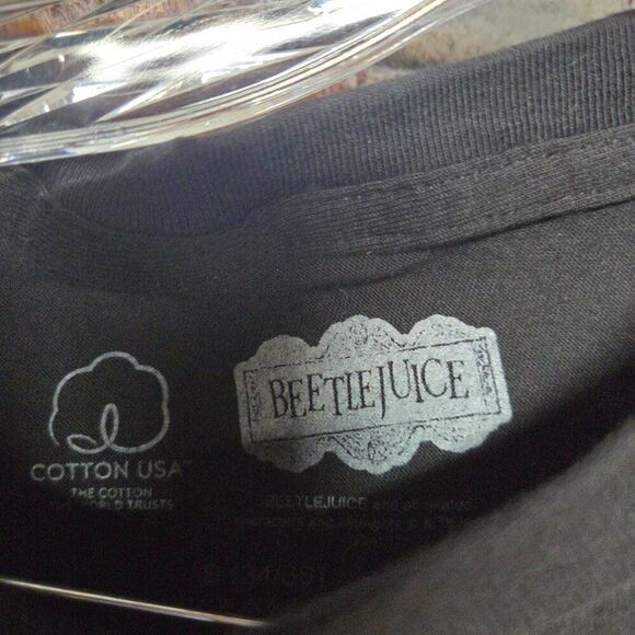 Beetlejuice Graphic T-Shirt | Unisex Medium | Black Horror Tee | 100% Cotton - Picture 4 of 5